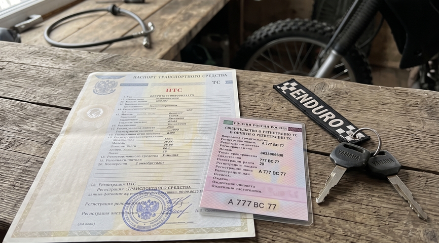 Эндуро 250 с ПТС: регистрируем и ездим по дорогам