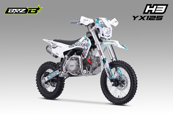 Питбайк BRZ H3 YX125 14/12 (фара, электростартер) pitbikemarket.ru