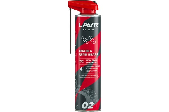 LAVR Смазка цепи Белая, 520 мл pitbikemarket.ru