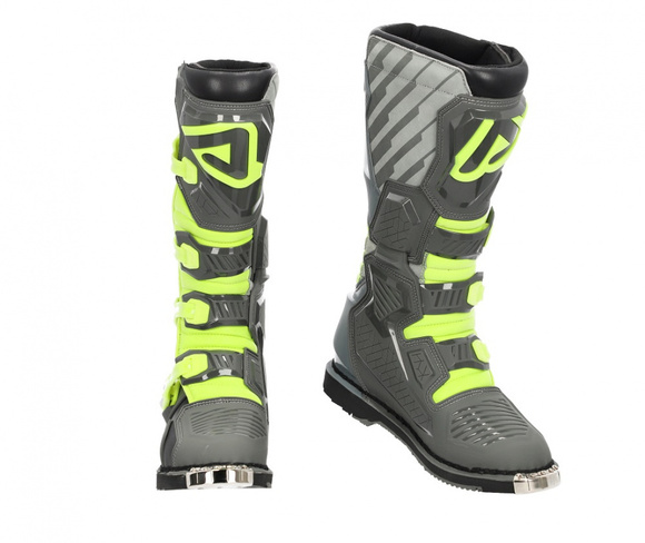 Мотоботы кроссовые Acerbis X-RACE Grey/Yellow, (р.41) pitbikemarket.ru