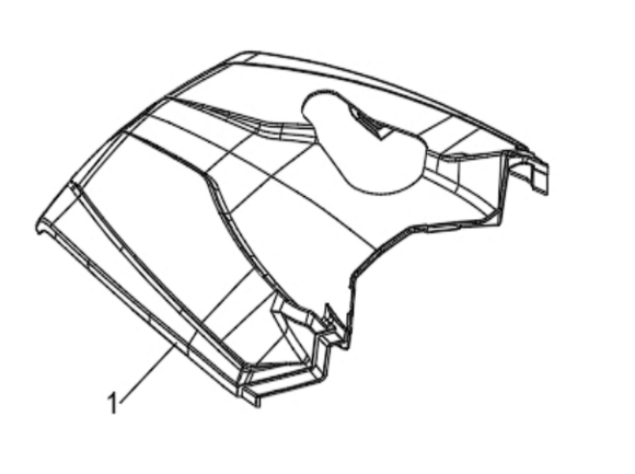 Капот передний пластиковый для квадроцикла BRC 1000 / BRP 1000R Серый pitbikemarket.ru
