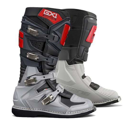 Мотоботы Gaerne GX-1 Evo Anthracite/Grey/Red, 44 pitbikemarket.ru
