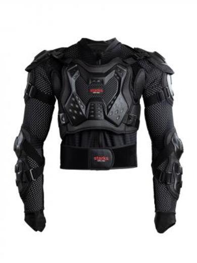 STARKS Body Armor Solid Chest Моточерепаха  (Чёрный) (S) pitbikemarket.ru